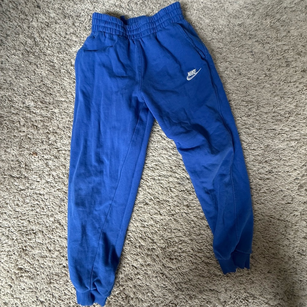 Nike Royal Blue Kids Fleece Joggers